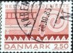 Stamps Denmark -  Scott#743 intercambio, 0,35 usd, 2,50 coronas 1983