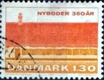 Stamps Denmark -  Scott#678 intercambio, 0,80 usd, 1,30 coronas 1981
