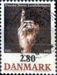 Stamps Denmark -  Scott#786 intercambio, 0,25 usd, 2,80 coronas 1985