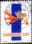Sellos de Europa - Dinamarca -  Scott#832 intercambio, 0,25 usd, 2,80 coronas 1987