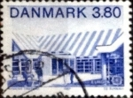 Stamps Denmark -  Scott#838 intercambio, 0,90 usd, 3,80 coronas 1987