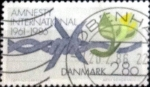 Sellos de Europa - Dinamarca -  Scott#790 intercambio, 0,25 usd, 2,80 coronas 1986