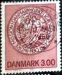 Stamps Denmark -  Scott#846 intercambio, 0,30 usd, 3,00 coronas 1987