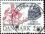 Stamps Denmark -  Scott#777 intercambio, 0,45 usd, 2,80 coronas 1985