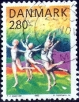 Stamps Denmark -  Scott#780 nf4xb1 intercambio, 0,30 usd, 2,80 coronas 1985