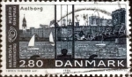 Sellos de Europa - Dinamarca -  Scott#819 intercambio, 0,50 usd, 2,80 coronas 1986