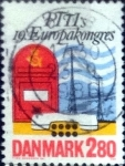 Stamps Denmark -  Scott#822 intercambio, 0,25 usd, 2,80 coronas 1986
