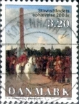 Stamps Denmark -  Scott#853 intercambio, 0,80 usd, 3,20 coronas 1988