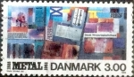 Stamps Denmark -  Scott#858 intercambio, 0,35 usd, 3,00 coronas 1988