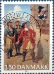Stamps Denmark -  Scott#928 intercambio, 0,55 usd, 3,50 coronas 1990