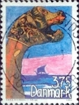 Sellos de Europa - Dinamarca -  Scott#990 intercambio, 0,30 usd, 3,75 coronas 1993
