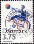 Stamps Denmark -  Scott#1045 intercambio, 0,30 usd, 3,75 coronas 1996