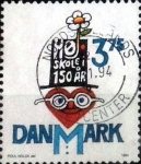 Sellos de Europa - Dinamarca -  Scott#1017 intercambio, 0,30 usd, 3,75 coronas 1994
