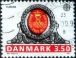 Sellos de Europa - Dinamarca -  Scott#914 intercambio, 0,20 usd, 3,50 coronas 1990