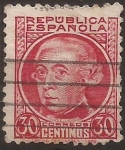 Stamps Spain -  G. Melchor de Jovellanos  1933  30 cents