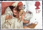 Stamps United Kingdom -  Scott#1088 intercambio, 0,30 usd, 13 p. 1984