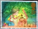 Stamps United Kingdom -  Scott#1196 intercambio, 0,30 usd, 13 p. 1987
