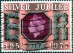Stamps United Kingdom -  Scott#813 intercambio, 0,45 usd, 11 p. 1977