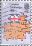 Stamps United Kingdom -  Scott#685 intercambio, 0,20 usd, 3 p. 1973