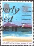 Stamps United Kingdom -  Scott#1015 cr5f intercambio, 0,35 usd, 15,5 p. 1983