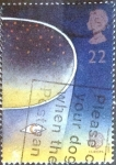 Stamps United Kingdom -  Scott#1374 cr5f intercambio, 0,55 usd, 22 p. 1991