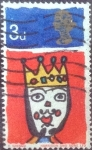 Stamps United Kingdom -  Scott#478 intercambio, 0,20 usd, 3 p. 1966