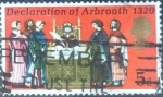 Stamps United Kingdom -  Scott#612 intercambio, 0,20 usd, 5 p. 1970