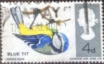 Stamps United Kingdom -  Scott#462 cr4f intercambio, 0,20 usd, 4 p. 1976