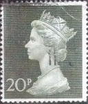 Stamps United Kingdom -  Scott#MH166 intercambio, 0,20 usd, 20 p. 1970