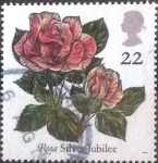 Stamps United Kingdom -  Scott#1382 intercambio, 0,50 usd, 22 p. 1991