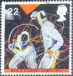 Stamps United Kingdom -  Scott#1378 intercambio, 0,60 usd, 22 p. 1991