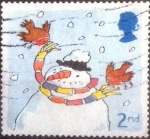 Stamps United Kingdom -  Scott#2002 intercambio, 0,25 usd, 2nd. 2001