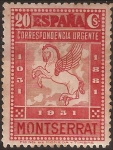 Stamps : Europe : Spain :  IX Cent Fundación Monasterio de Montserrat  1931  20 cents