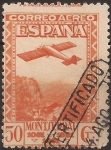 Stamps : Europe : Spain :  IX Cent Fundación Monasterio de Montserrat  1931 Aéreo 50 cents