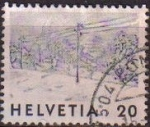 Stamps Switzerland -  Suiza 1998 Scott 1020 Sello Paisaje Escena de Invierno Michel 1644 usado Switzerland Suisse 