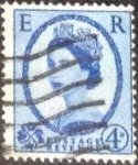 Stamps United Kingdom -  Scott#359 intercambio, 0,40 usd, 4 p. 1958