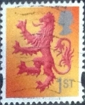 Stamps United Kingdom -  Scott#Escocia 21, intercambio, 0,50 usd, 1st. 2003