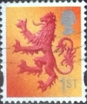Stamps : Europe : United_Kingdom :  Scott#Escocia 21, m4b intercambio, 0,50 usd, 1st. 2003