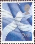 Stamps United Kingdom -  Scott#Escocia 20, xxx intercambio, 0,40 usd, 2nd. 2003