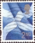 Stamps United Kingdom -  Scott#Escocia 20, intercambio, 0,40 usd, 2nd. 2003