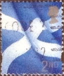 Sellos de Europa - Reino Unido -  Scott#Escocia 14, intercambio, 0,30 usd, 2nd. 1999