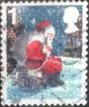 Stamps United Kingdom -  Scott#2413 cr4f intercambio, 0,25 usd, 1st. 2006
