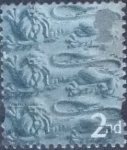 Stamps United Kingdom -  Scott#england 1, intercambio, 0,40 usd, 2nd. 2001