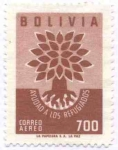 Stamps Bolivia -  Pro año mundial de los Refugiados