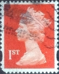Stamps United Kingdom -  Scott#MH299, intercambio, 0,40 usd, 1st. 2002