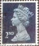 Stamps United Kingdom -  Scott#MH180, intercambio, 0,30 usd, 2nd. 1990