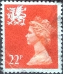 Stamps United Kingdom -  Scott#WMMH42, intercambio, 0,90 usd, 22 p. 1990