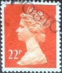 Stamps United Kingdom -  Scott#MH121, intercambio, 1,00 usd, 22 p. 1991