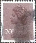 Stamps United Kingdom -  Scott#MH111, intercambio, 0,20 usd, 20 p. 1976