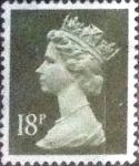 Stamps United Kingdom -  Scott#MH102 intercambio, 0,70 usd, 18 p. 1984